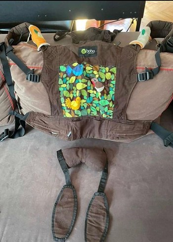Boba Bebek Taşıyıcı - Yeşil Desenli - Görsel 2