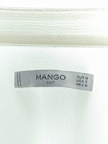m Beden beyaz Renk Mango Gömlek %70 İndirimli.