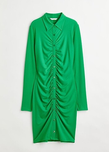 H&M büzgülü elbise