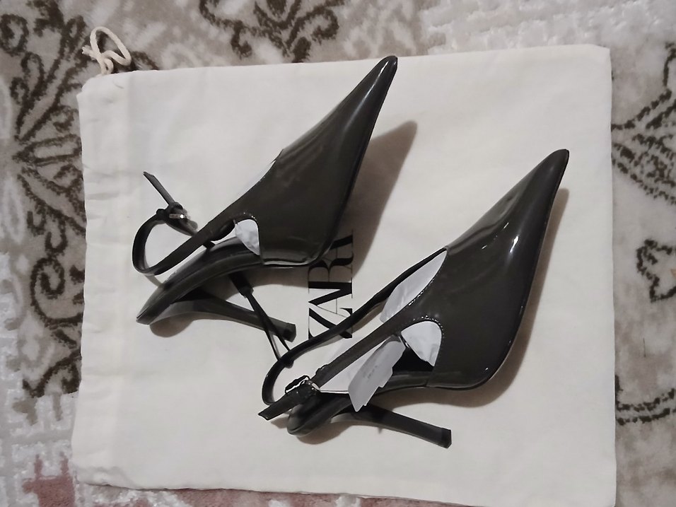 Zara topuklu ayakkabı - Görsel 4