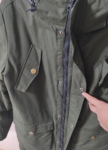 Mavi erkek parka - Görsel 7