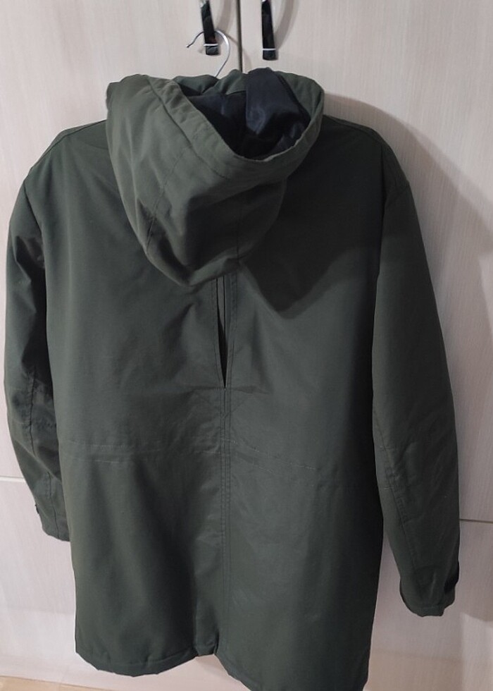 Mavi erkek parka - Görsel 3