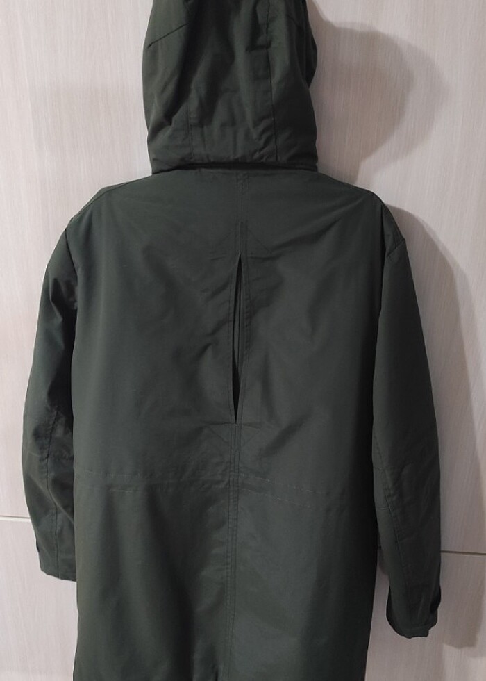 Mavi erkek parka - Görsel 4