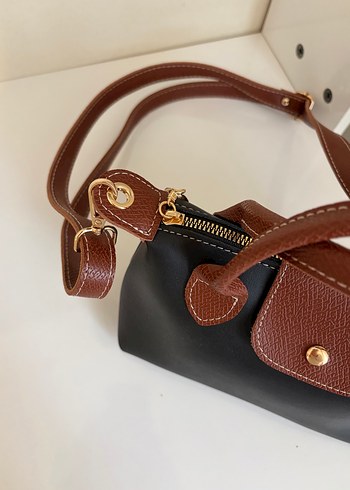 Kahverengi Tokalı Parisian Deri Kadın Çanta - Görsel 2