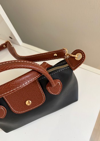 Kahverengi Tokalı Parisian Deri Kadın Çanta - Görsel 3