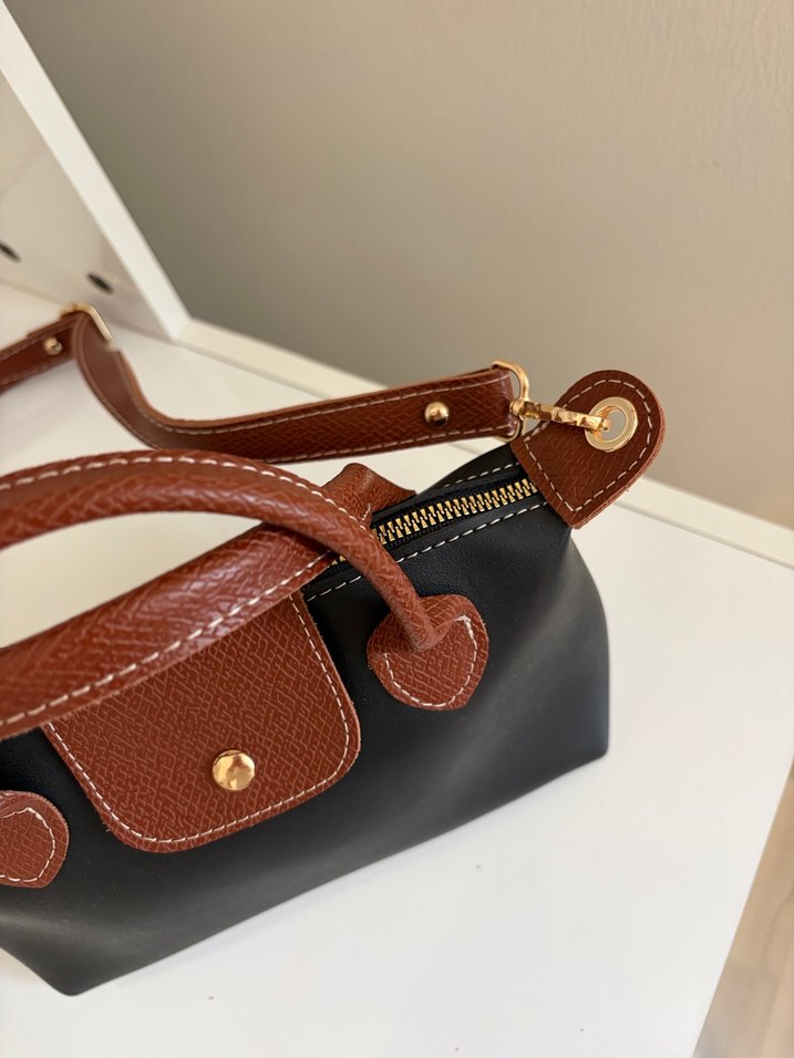 Kahverengi Tokalı Parisian Deri Kadın Çanta - Görsel 3