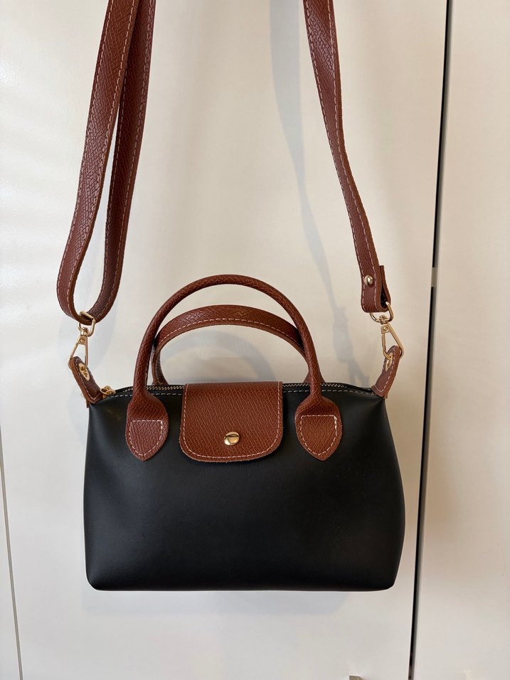 Kahverengi Tokalı Parisian Deri Kadın Çanta - Görsel 5