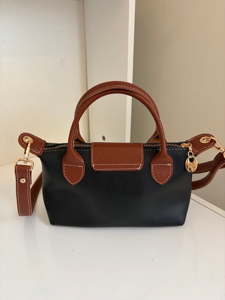 Kahverengi Tokalı Parisian Deri Kadın Çanta - Görsel 4