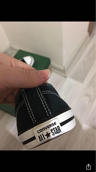 37 Beden siyah Renk Converse ayakkabı