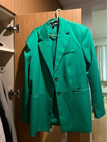 H&M Yeşil blazer