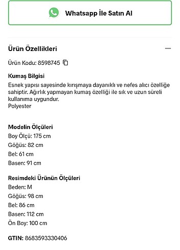 Penti Haşema takımı sıfır ürün