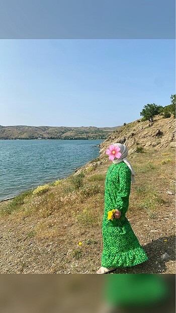 Tesettür yazlık elbise