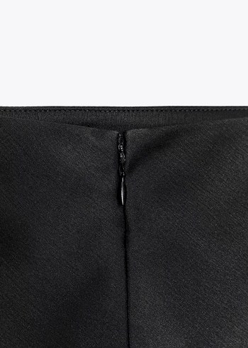 Zara Dantelli Saten Etek ZW Koleksiyonu - Görsel 7