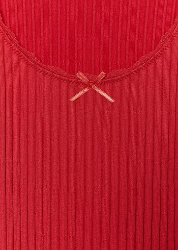 Zara Dikişsiz Fitilli Fiyonklu Top - Görsel 7