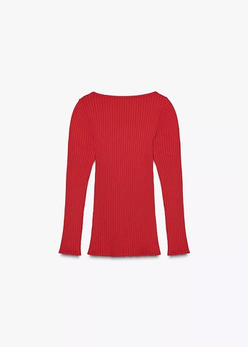 Zara Dikişsiz Fitilli Fiyonklu Top - Görsel 6