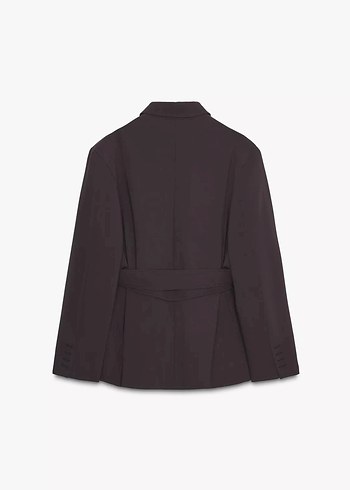 Zara Kemerli Oversize Blazer - Görsel 6