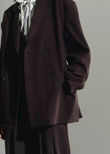 Zara Kemerli Oversize Blazer - Görsel 3