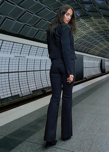 Viral Bershka Bengalinden Flare Pantolon - Görsel 3