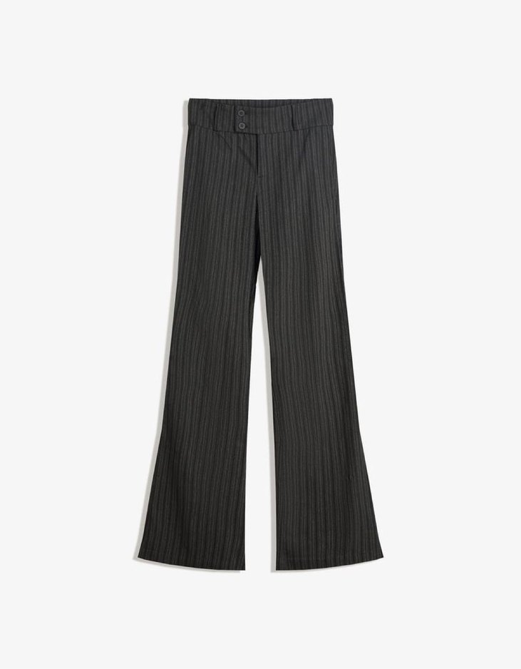 Viral Bershka Bengalinden Flare Pantolon - Görsel 4