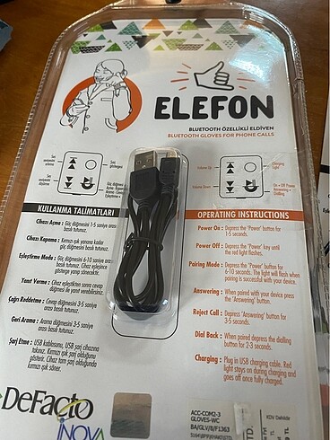 Bluetooth Lu eldiven - Görsel 5