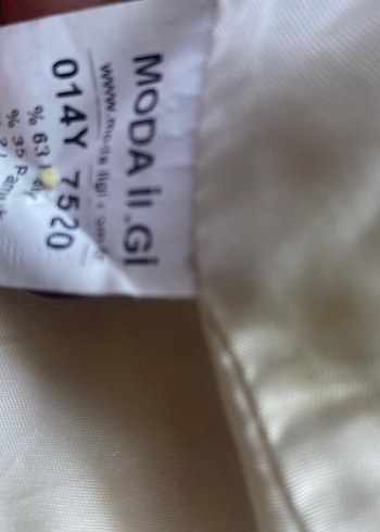 Modailgi Kadın sarı Düğmeli Klasik Kesim Ceket