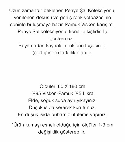 Freshscarf penye şal - Görsel 3