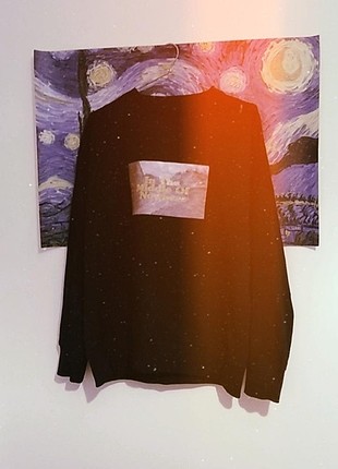baskılı sweatshirt