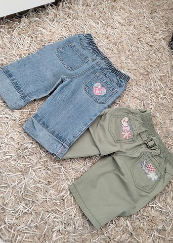 Nakışlı Bol Kesim Kız Kot Pantolon - Görsel 2