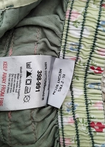 Nakışlı Bol Kesim Kız Kot Pantolon - Görsel 5