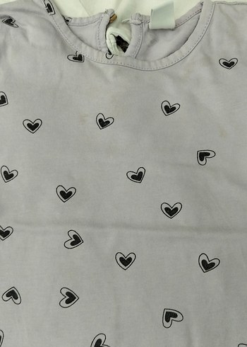 Kız Çocuk Uzun Kollu Pamuklu Baskılı Tişört - Görsel 5