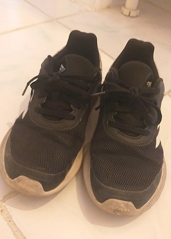 Adidas Gri Erkek Çocuk Bağcıklı Sneakers