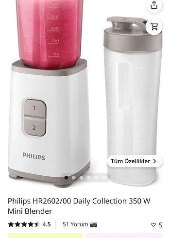 Gri Kapaklı Philps smootie Matarasi - Görsel 4