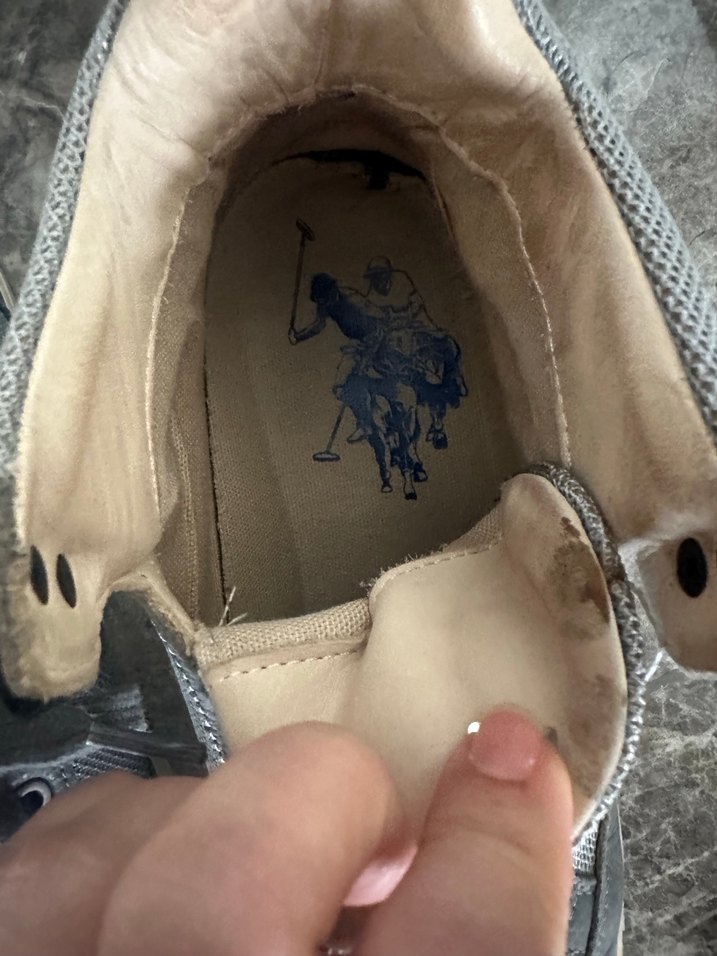 Gri Erkek Spor Ayakkabı, Tokalı, Sokak Stili - Görsel 2