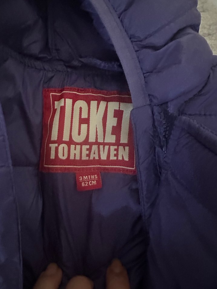 Mor Kapüşonlu Bebek Tulumu - Görsel 2