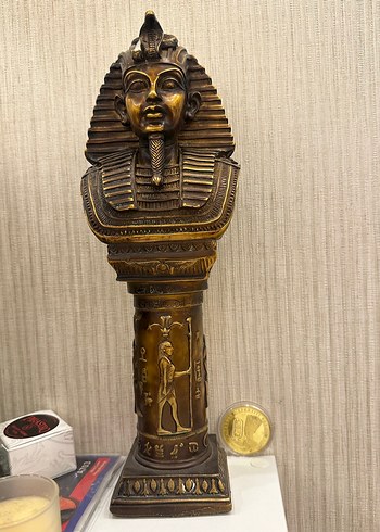 Altın Renkli Parlak Antik Figürin - Görsel 4