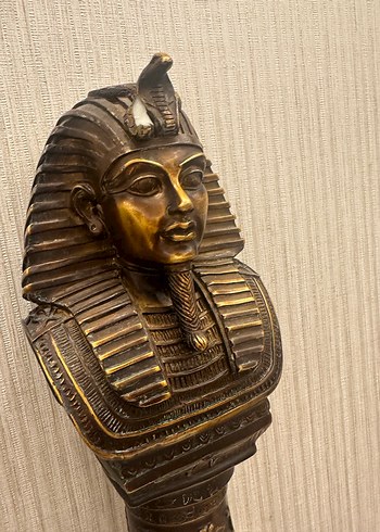 Altın Renkli Parlak Antik Figürin - Görsel 2