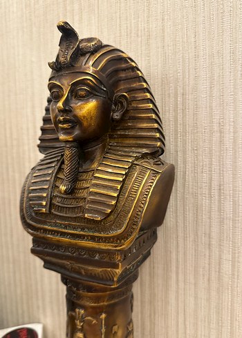 Altın Renkli Parlak Antik Figürin - Görsel 3