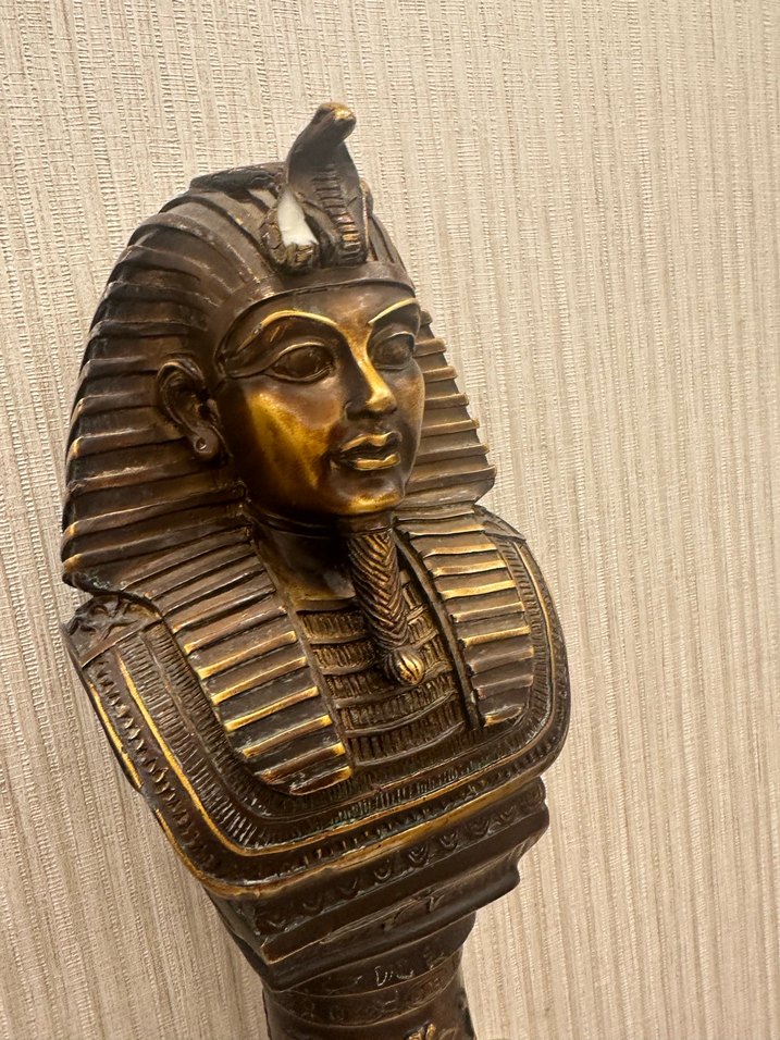 Altın Renkli Parlak Antik Figürin - Görsel 2