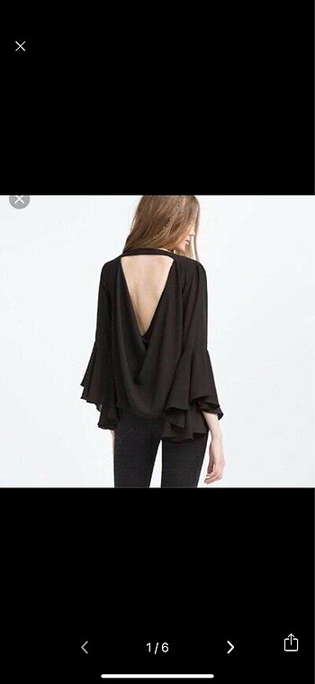 Trafaluc collection zara şifon bluz
