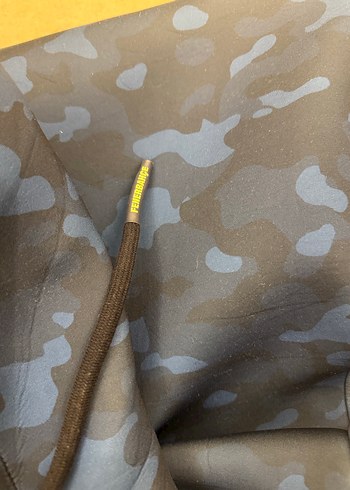 Erkek Mavi Kamuflaj Kapüşonlu Sweatshirt - Görsel 3