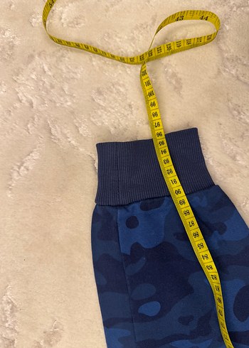 Erkek Mavi Kamuflaj Kapüşonlu Sweatshirt - Görsel 8