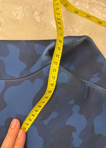 Erkek Mavi Kamuflaj Kapüşonlu Sweatshirt - Görsel 5