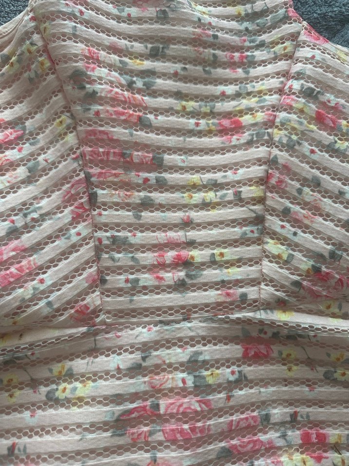 Pembe Çiçekli Kız Çocuk /kadın Elbisesi - Görsel 2