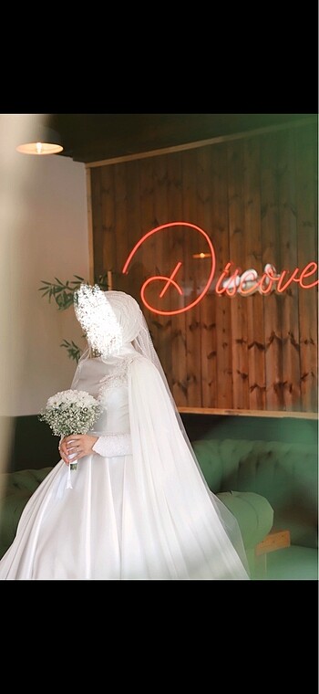 Saten gelinlik - Görsel 4