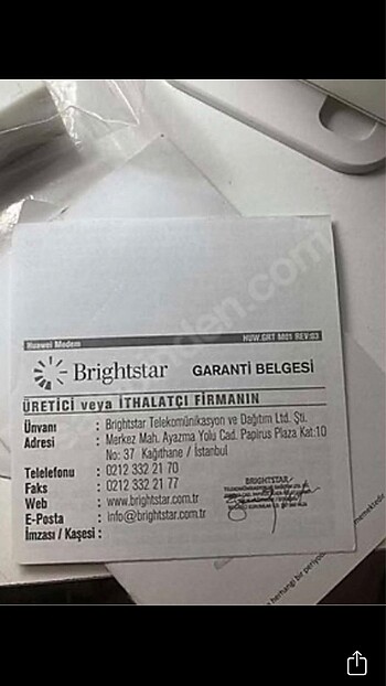 Diğer Vodafone Modem