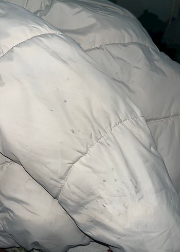 Bershka Kadın Kapüşonlu Gri Şişme Mont - Görsel 8