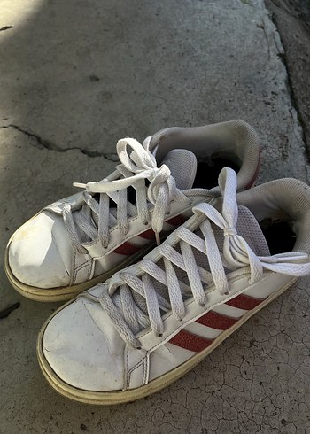 Adidas Beyaz Kadın Spor Ayakkabı - Görsel 4