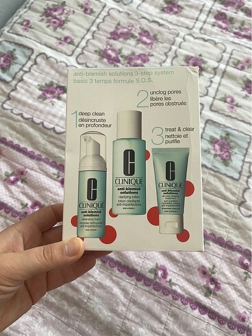 Clinique anti blemish tanışma seti