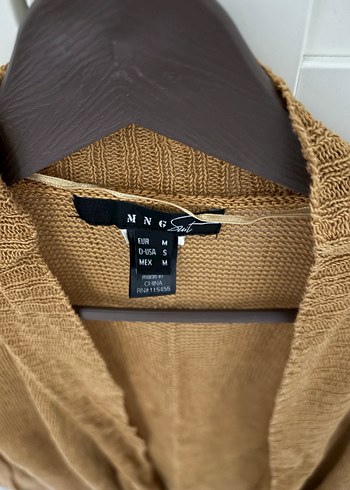 Mango Hardal Midi Kadın Hırka - Görsel 4