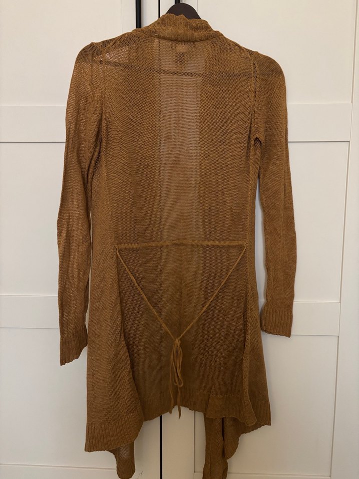 Mango Hardal Midi Kadın Hırka - Görsel 2